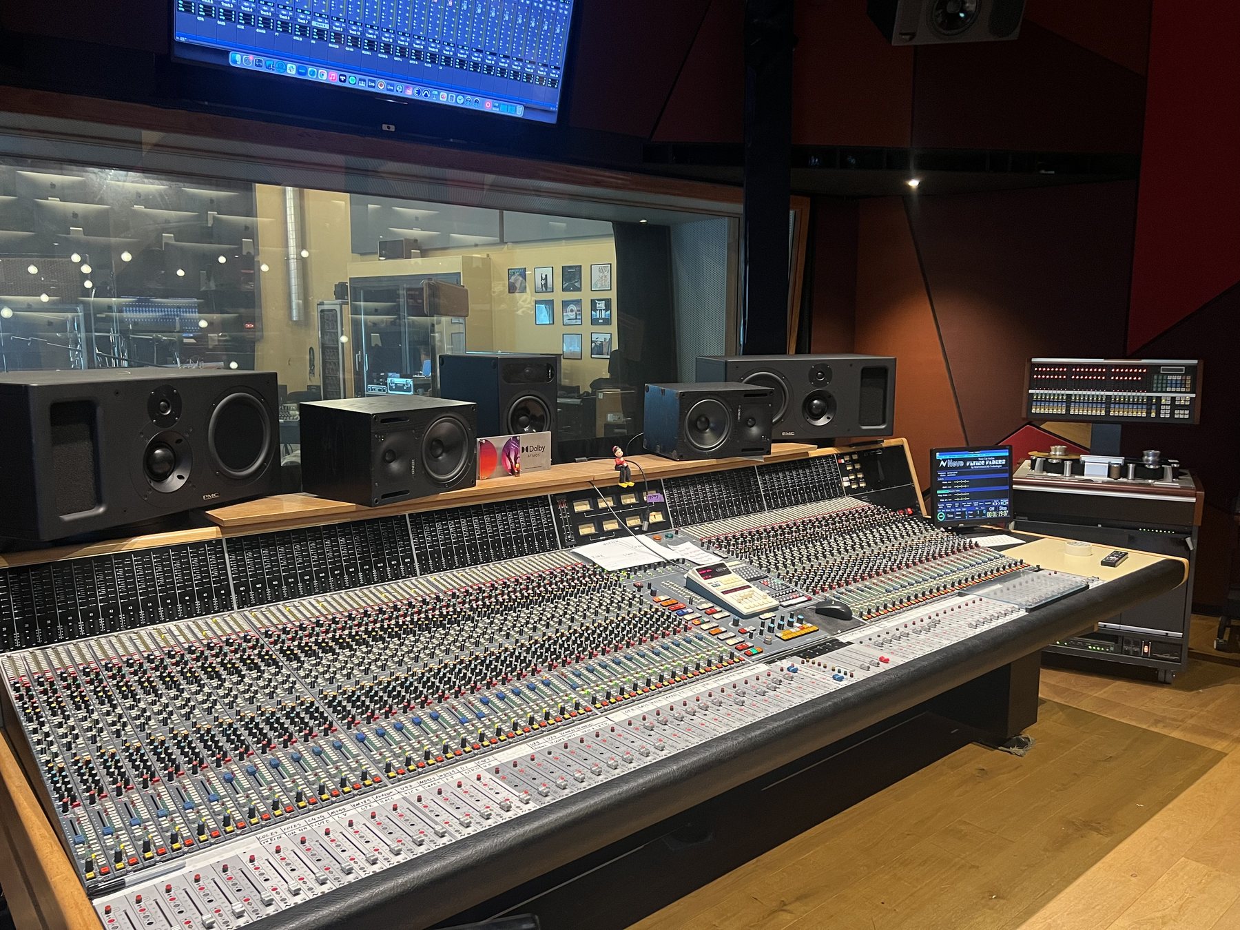 Wide view of the Dorsy control room and recording console, image 3 of 11